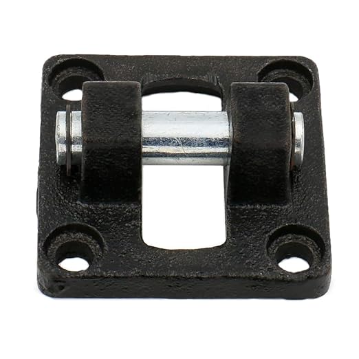 TopHomer Air Cylinder Base Connection Fitting Cylinder Fixing Base Standard Type Pneumatic Part Foot Flange CB63 for Pneumatic SC63 Cylinder (CB63) by Unknown