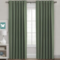 H.VERSAILTEX Blackout Curtains Thermal Insulated Window Treatment Panels Room Darkening Blackout Drapes for Living Room Back Tab/Rod Pocket Bedroom Draperies (2 Panels, Bronze Green, 52 x 84 Inch) by HVERSAILTEX