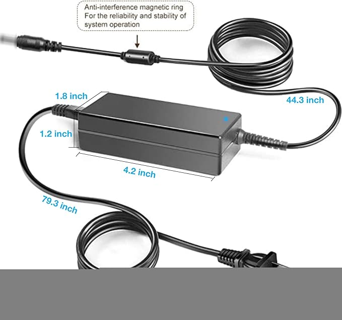 12V AC/DC Adapter Compatible with OKKÖBI OBI-12 OBI12 Okkobi Incubator Hatching 12 Egg Automatic Turning Humidity Control Integrated Candler Farm Home 12VDC Power Supply Cord Battery Charger - Image 2