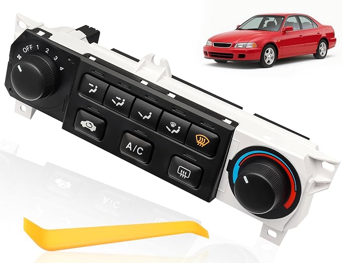 79600-S84-A01ZA Heater Climate Control Switch Compatible with 1998-2004 Honda Odyssey, 1998-2000 Honda Accord 2.3L L4/3.0L V6 AC Control Panel, 79600S84A01ZA 599-268 HVAC Control Panel by KERIOLEE