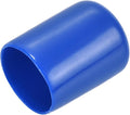 uxcell 20pcs Rubber End Caps 19mm ID Vinyl Round Tube Bolt Cap Cover Screw Thread Protectors Blue by uxcell