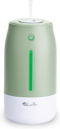LivePure Cool Mist Humidifiers for Bedroom. Small Humidifier for Babies, Nursery, Plants, Office. Ultrasonic Cool Mist Humidifier w/Quiet Operation, USB-C Rechargeable. Mint Green by LivePure