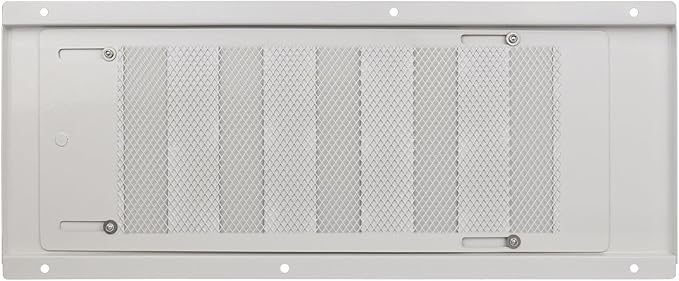 Foundation Vent Cover,Crawl Space Vent Cover for Foundation Garage Attic Home Improvement,16"x6.5" 3PCS Outdoor Crawl Space Air Wall Vent Cover with Damper&Screen to Reduce Moisture,White - Image 7