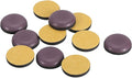 uxcell Furniture Sliders, 12 Pcs 3/4" PTFE Round Self-Adhesive Furniture Sliders, Furniture Pads Floors Protectors Chair Leg Moving Glides for Carpet Hardwood Floors, Brown by uxcell