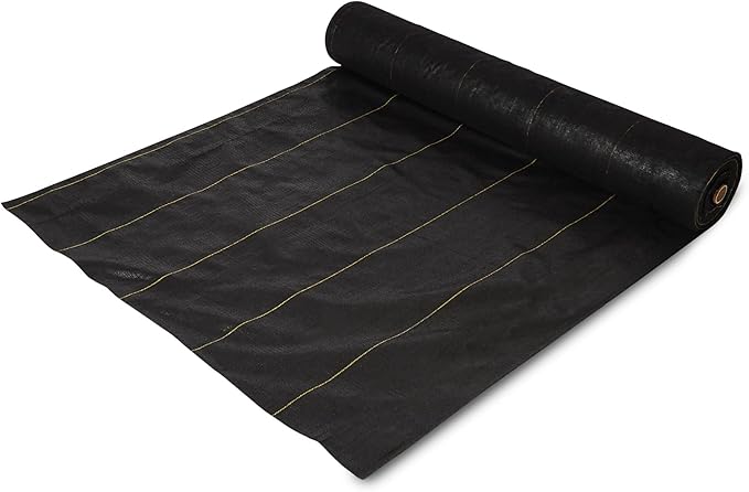 Dewitt 6-Pack Sunbelt Weed Barrier Fabric 3.2 oz, 4 x 300 Feet – Heavy-Duty Ground Cover Mat for Greenhouse Floors, Garden Rows, Raised Beds, Yard Gardening, and Outdoor Landscape Protection by Unknown