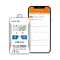 Elitech 4G Real-time Temperature Humidity Data Logger Light/Shock/Location, Built-in SIM Card, Shadow Data, Airplane Mode, Cloud Storage, SMS/Email/APP/Web Alarm,100000 Points, Loget 260-TH-10Pack by Elitech