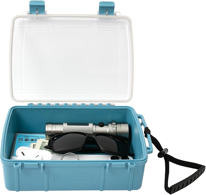 geckobrands Waterproof Dry Box with Silicone Liner – Durable, Dust-Proof, Crush-Proof Storage for Electronics and Gear - Image 3