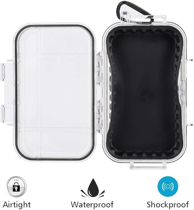 Tbest Waterproof Dry Box Airtight Outdoor Shockproof Storage Case Multipurpose Carry Box Container Inner Rubber Pad Detachable 4 Colors - Image 4