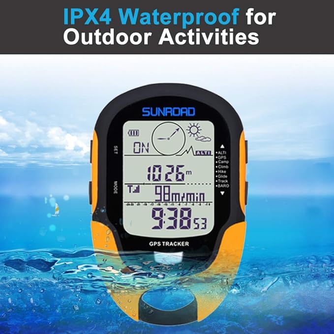 Digital Altimeter Portable Compass with Weather Forecast Multi Function Altimeter Barometer for Hiking, Camping, RVs and Outdoor Activities - Image 5