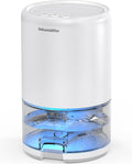 Dehumidifier, 35 oz Small Dehumidifiers for Home, Bathroom, Bedroom, Closet, Ultra-Quiet with Sleep Mode, 7 Color Lights & Auto Shut Off, Compact & Portable for RV, Rooms, Basement, Energy Saving by Lonxfy
