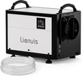 Crawl Space Dehumidifier with Drain Hose, Industry Water Damage Restoration, Auto Defrost, Memory Starting, Remote Control, CSA Listed, 110 Pints Commercial Dehumidifier for Warehouse Whole House by Lienuis