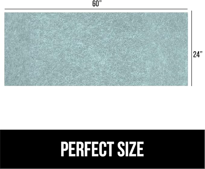 GORILLA GRIP LeakGuard Non-Adhesive Under Sink Mat for Kitchen Cabinet, 24x60, Waterproof Quick Dry Shelf Liner, Durable Absorbent Felt Mats for Bathroom Sinks, Cabinets, Dresser, Easy Trim, Spa Blue - Image 7
