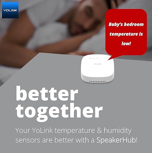YoLink Smart Outdoor Temperature & Humidity Sensor, Hygrometer, Thermometer, 1000' Long Range, 2+ Years Battery Life, App Alerts, Text/SMS, Email Alerts, Alexa, IFTTT Integration. Hub Included! - Image 6