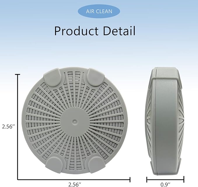 A200 Humidifier Filter with Activated Carbon Compatible with BONECO & AIR-O-Swiss Ultrasonic Humidifier, 4 Pack Gray - Image 7
