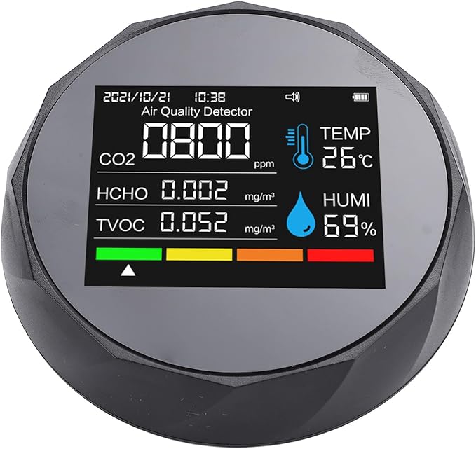 Fafeicy 5 in 1 Indoor Air Quality Detector Bluetooth APP Accurate Sensor for HCHO PM2.5 Temperature Humidity - Image 9