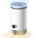 Humidifier and Air Purifier in One, Evaporative Humidifier and HEPA Air Purifier Combo for Bedroom, 0.8 Gal Water Tank Top Fill, 23dB Quite Mist-Free by xCREAS