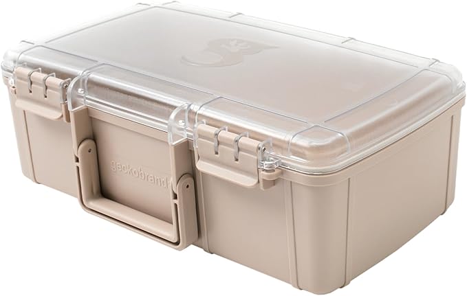 geckobrands Waterproof Dry Box with Silicone Liner – Durable, Dust-Proof, Crush-Proof Storage for Electronics and Gear - Image 2