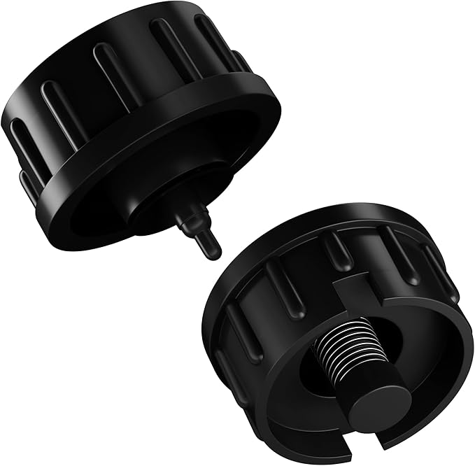 1980 Humidifier Replacement Bottle Caps with Valve Assembly Compatible with Essick-Air AIR-Care Alliance, Credenza and Executive 400, 600, H12 Series Humidifiers - 2 Pack by SUFULUNO