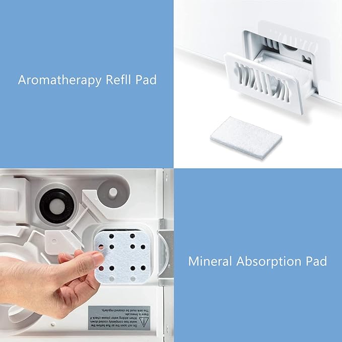 UC5501 Humidifier Replacement Filter, Mineral Absorption Cotton Pads and Aromatherapy Cotton Pads Set Compatible with Elechome UC5501 Humidifier - Image 3