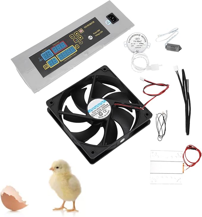 HEEPDD Automatic Hatcher, Poultry Egg Incubator with Temperature Control for Automatic Egg Turner Farming Homesteading Hatcheries Small Flocks Backyard Breeders - Image 5