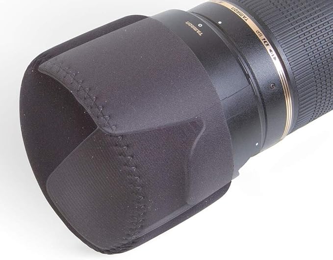 OP/Tech USA Hood Hat – Universal Lens Cap for DSLR & Digital Cameras | Neoprene Camera Lens Hood, Soft Cap for Camera Lens & Protection - Small (Black) - Made in USA - Image 7