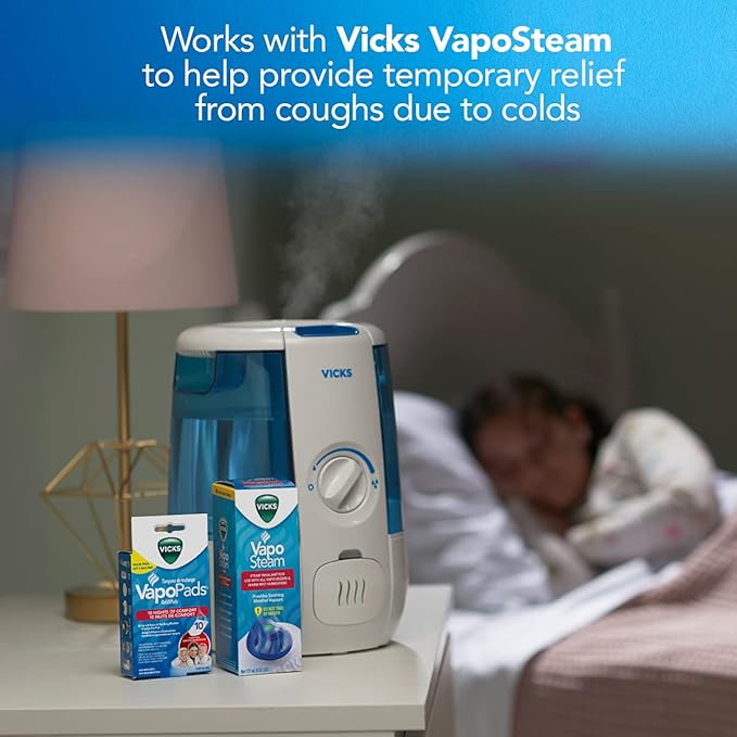 Vicks VUL600C CoolRelief Filter Free Cool Mist Humidifier, White - Image 5
