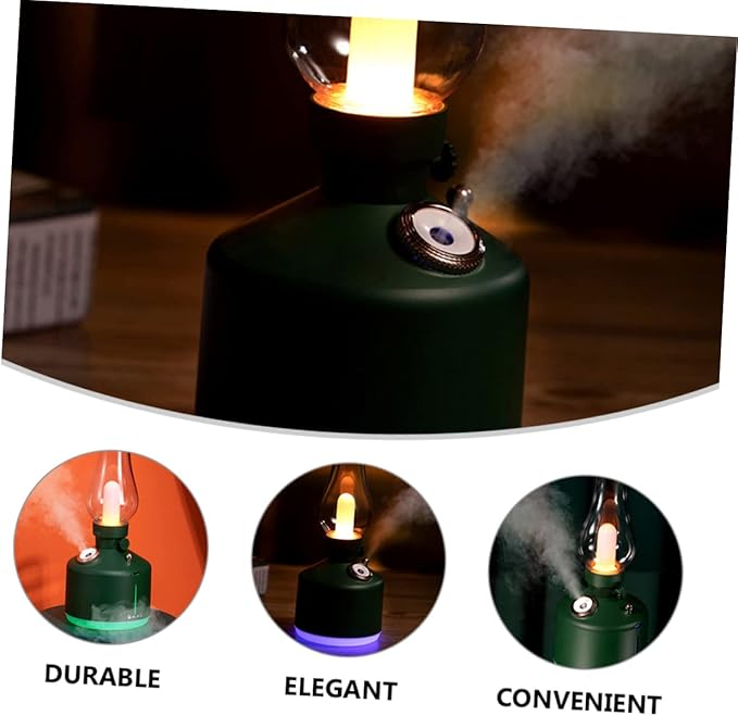 KICHOUSE Humidifier Night Light Lamp for Bedroom Office Yoga Multi-function Aromatherapy Device with Colorful Light for Home and Spa Decor - Image 3