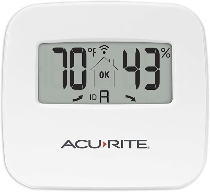 AcuRite 06044M Wireless Temperature and Humidity Monitor Sensor by AcuRite