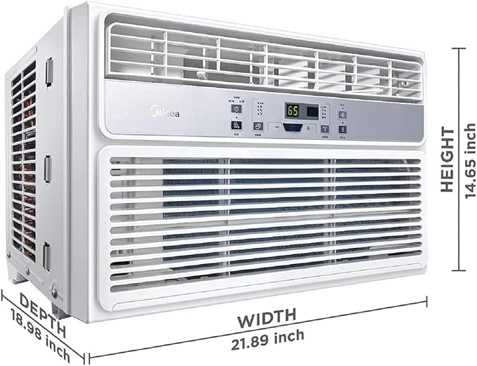 Midea 12,000 BTU EasyCool Window Air Conditioner, Dehumidifier and Fan - Cool, Circulate and Dehumidify up to 550 Sq. Ft., Reusable Filter, Remote Control - Image 8