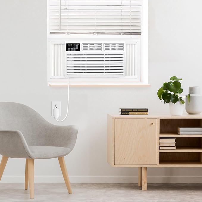 Whirlpool 8,000 BTU Window Air Conditioner with Supplemental Heat, Window Mounted AC Unit with Heater for Apartment, Living Room, Bedroom, Rooms up to 350 Square Feet - Image 11
