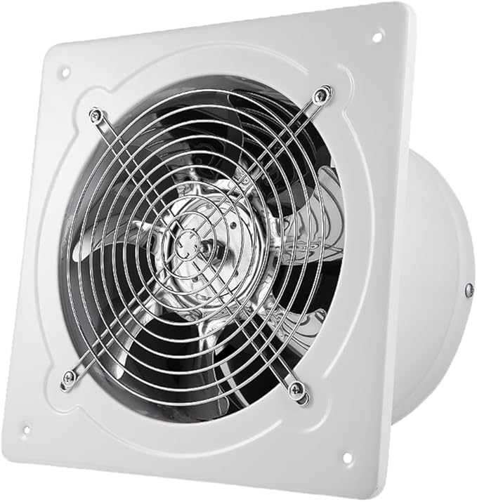8 inch Exhaust Fan, 735CFM Wall Mounted Vent Fans, Ventilation Blower for Ceiling Bathroom Attic Window Basement Ventilation Fan, 110V 80W by RLOZUI