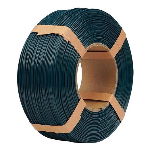 Inland V2 PLA PRO (PLA+) 3D Printer Filament Refill, 1.75mm Spooless Filament, Dimensional Accuracy +/- 0.03mm, 1KG (2.2lbs) Green Refill for Inland Reusable Spools, Bambu Lab Compatible by INLAND
