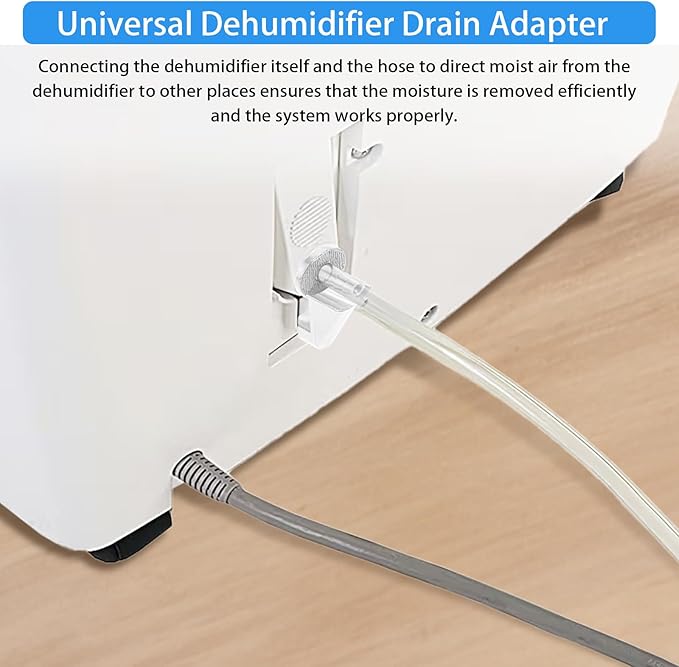 Dehumidifier Parts, Upgraded Dehumidifier Drain Adapter, Universal Fit AeonAir/Whirlpool/Idylis/Whynter RPD-702WP Units, Enhanced Drainage Efficiency (Black) - Image 7