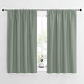 NICETOWN Window Curtains Blackout Drapes - Thermal Insulated Solid Rod Pocket Blackout Curtains/Draperies for Living Room (Greyish Green, One Pair, 42 by 54-Inch) by NICETOWN