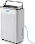 1500 Sq.Ft Dehumidifier, Max 32 Pint Quiet Dehumidifier for Bedroom with HEPA Filter Air Purifiers, Dehumidifiers for Basement with Drain Hose,Home,Bathroom,Auto Defrost,Smart Humidity Control by AirCyan