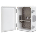 Outdoor Electrical Junction Box, ABS Water Resistant Enclosure with Internal Mounting Panel & Hinged Cover (12.6" H x 9.4" L x 5.7" W) by Namunanee