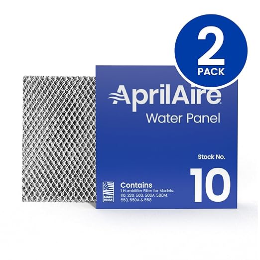 AprilAire 10 Water Panel Humidifier Filter Replacement for AprilAire Whole-House Humidifier Models 110, 220, 500, 500A, 500M, 550, 550A, 558 (Pack of 2) - Image 2