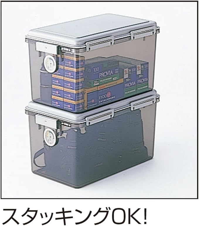 Nakabayashi DB-11L-N Capacati Dry Box, Moisture-Proofing, Camera Storage, 3.1 gal (11 L) Gray - Image 3