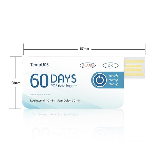 Tzone Temperature Data Logger USB with PDF Report 1 Pack,Single Use Temp Recorder 10000 Points Recording,Disposable Thermometer Logger for Cold Chain Transportation Freezer Storage IP67 Waterproof - Image 6