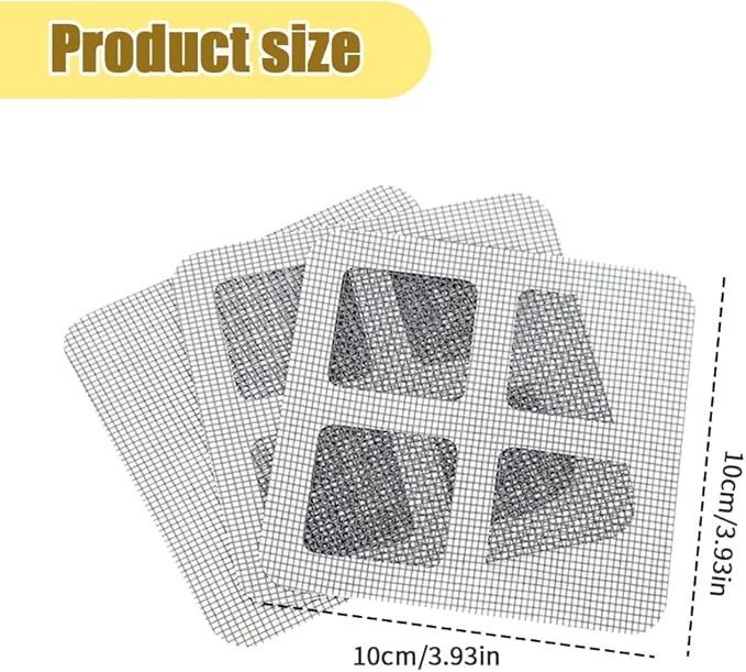Disposable Hair Drain Stickers, 2025 Upgraded Disposable Floor Drain Filter Stickers, Bathroom Shower Drain Protector, Mesh Cover Floor Drain Sticker for Kitchen Bathroom Tub (20) - Image 8