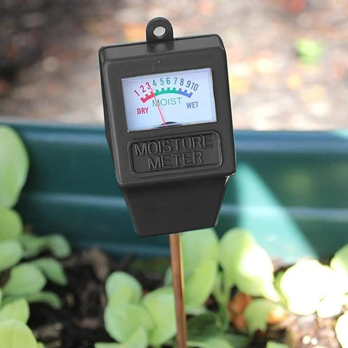 Soil Moisture Meter,Plant Hygrometer Moisture Sensor Plant Water Monitor for Potted Plants,Garden,Farm, Lawn(No Battery Needed)-Black - Image 5