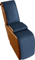 Arfntevss Recliner Sectional Couch Covers for Reclining Sectional L Shape Sofa Cover Non Slip Washable Recliner L Shaped Slipcover Middle Console Protector (1 Console Cover, Dark Blue) by Arfntevss
