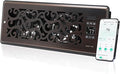 Register Booster Fan for 4" x 12" Register Holes, Quiet Vent Fan Booster with Intelligent Thermostat, Improves Heating Cooling, App Control, 10-Speeds, Charleston Smart Register Vent, ORB by SANYCASA