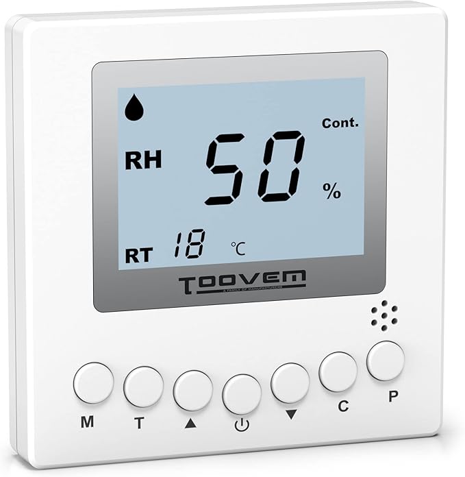 BaseAire Dehumidifier Remote Controller for Digital Humidity, Temperature, Adapt The Humidity Level, Suitable for Dehumidifier Airwerx 35P, 55, 65X, 55S WiFi, 65XS WiFi, 90, 90X, 100X, 120X,White by BASEAIREDRYYOURCRAWLSPACEBASEMENT