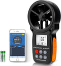 Bluetooth Anemometer,CFM Air Flow Velocity Tester, Digital Wind Speed Gauge Meter with 14℉-113℉ Wind Temperature Measuring and USB Data Export by AOPUTTRIVER