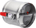 PATIKIL HVAC Duct Manual Volume Backdraft Damper, 8 Inch, Airflow Ducting Branch Vent Damper Air Control Valve, Adjustment Handle Stainless Steel, for HVAC by PATIKIL