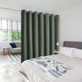 NICETOWN Ceiling Curtains, Room Divider Curtain Screen Partition, Vertical Blind for Sling Door, Blackout Window Curtain, Privacy Blind for Patio (Dark Mallard, Single Panel, 8.3ft Wide x 10ft Long) by NICETOWN