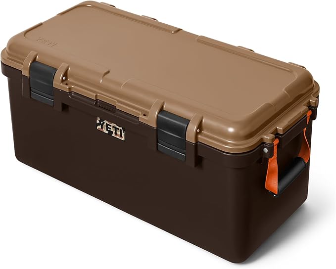 YETI LoadOut 60 GoBox Divided Waterproof Cargo Case, Dry Box, Camera Case, Fishing Tackle Box, Wetlands Brown by YETI