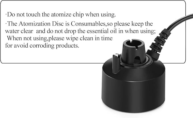 AGPTEK 400mL/H Original Mini Mist Maker Fogger Water Pond Garden Fountain Fogger Indoor Outdoor Fountain Accessories Fog Machine Atomizer Air Humidifier - Image 3