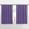 NICETOWN Blackout Curtains for Bedroom, Blackout Curtain Panels, Lilac Purple, 1 Pair, 62 by 63-inch, Window Treatment Energy Saving Thermal Insulated Solid Rod Pocket Blackout Drapes/Draperies by NICETOWN
